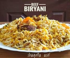Beef Biryani